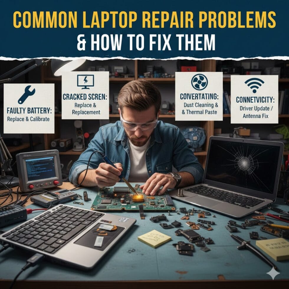 Common Laptop Repair Problems and How to Fix Them
