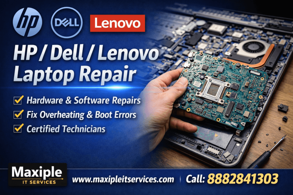 HP / Dell / Lenovo Laptop Repair Guide