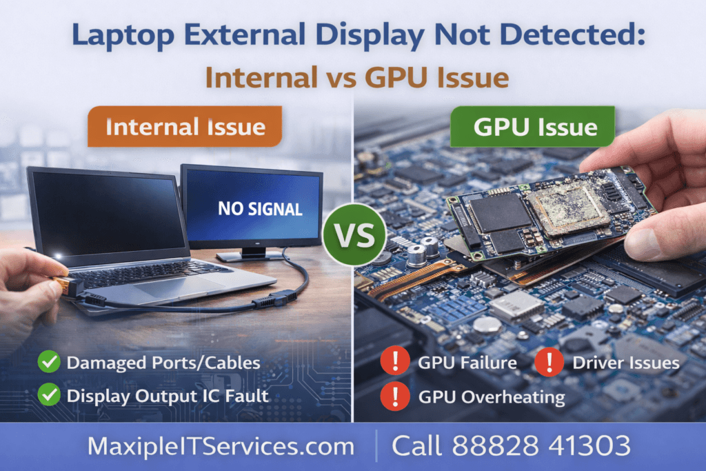 Laptop External Display Not Detected