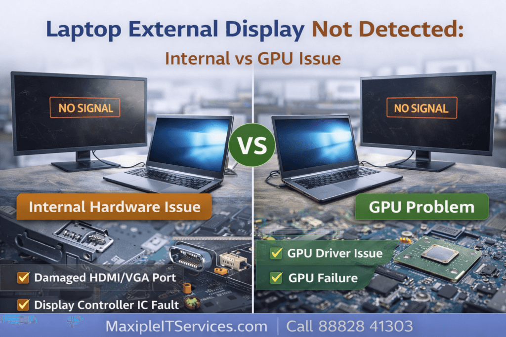 Laptop External Display Not Detected