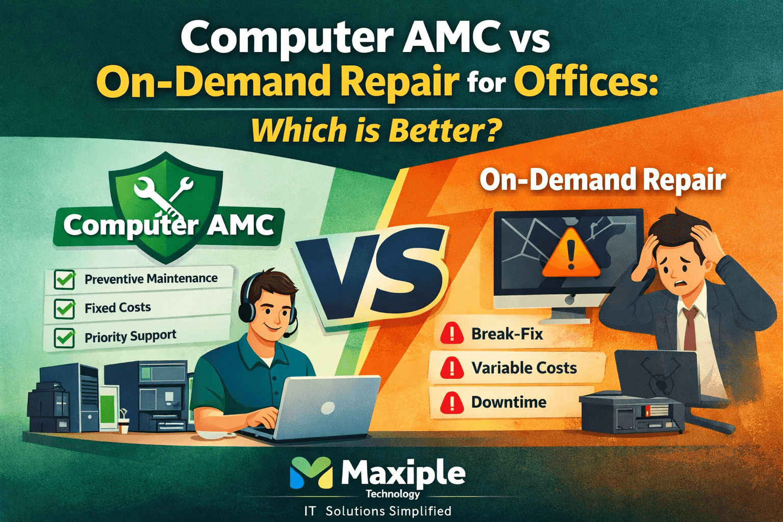 Computer AMC vs On Demand Repair