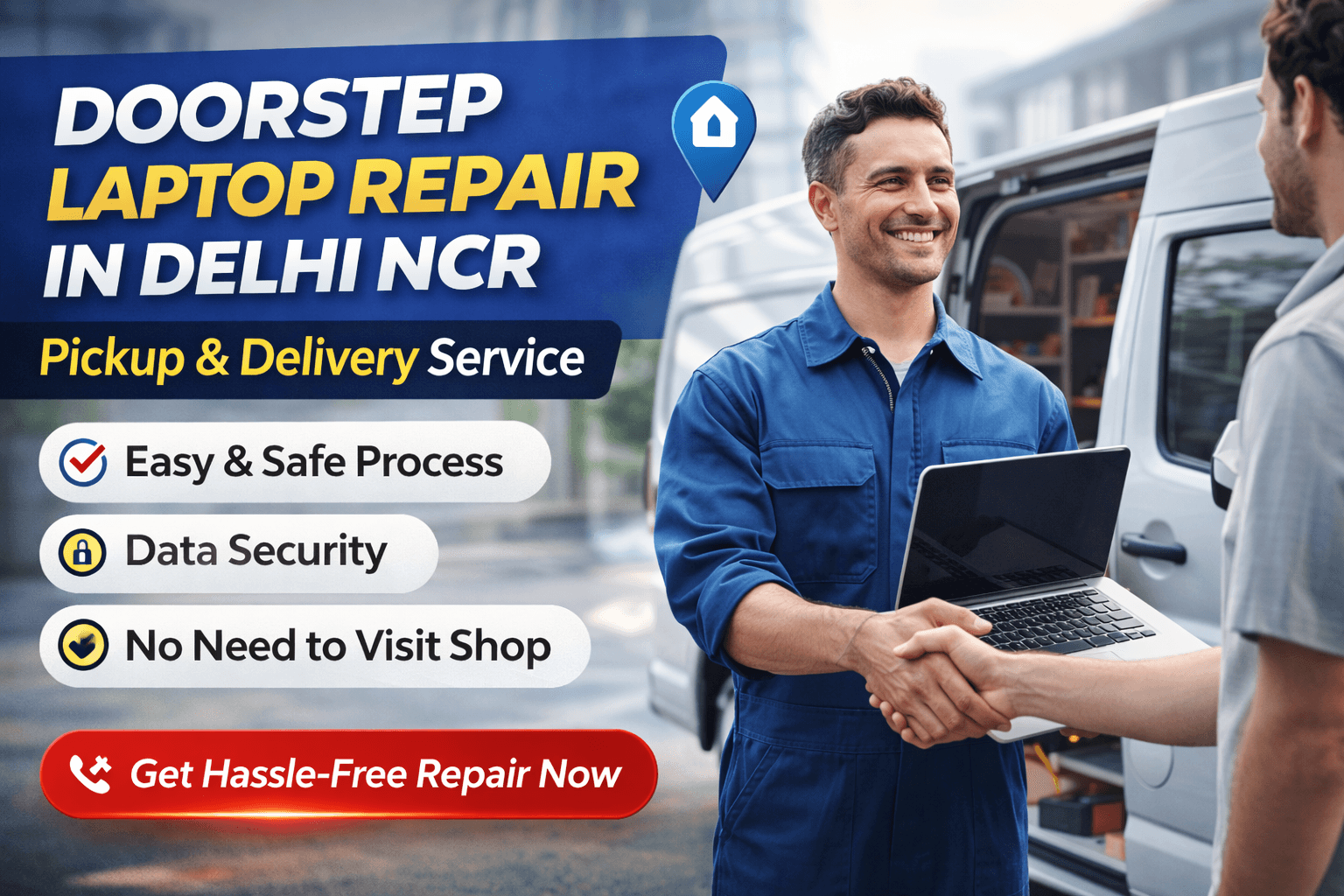 Doorstep Laptop Repair in Delhi