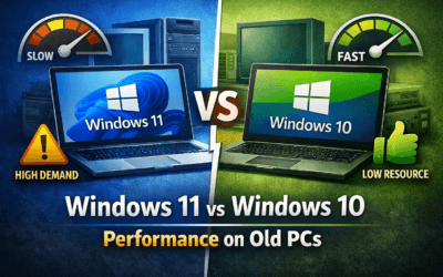 Windows 11 vs Windows 10: Performance on Old PCs