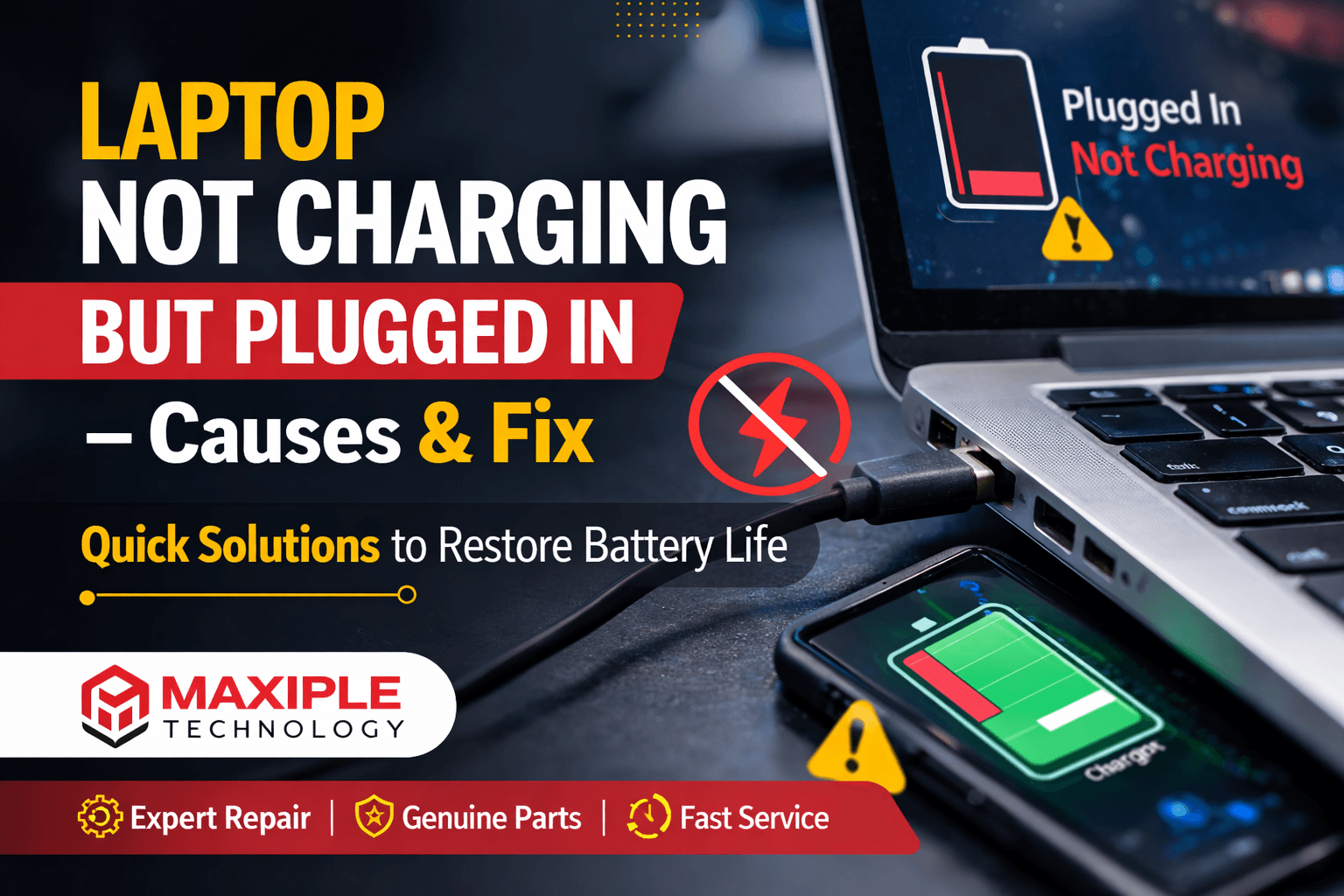 Laptop Not Charging But Plugged In