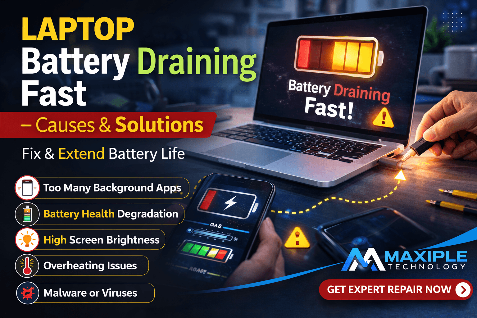 Laptop Battery Draining Fast