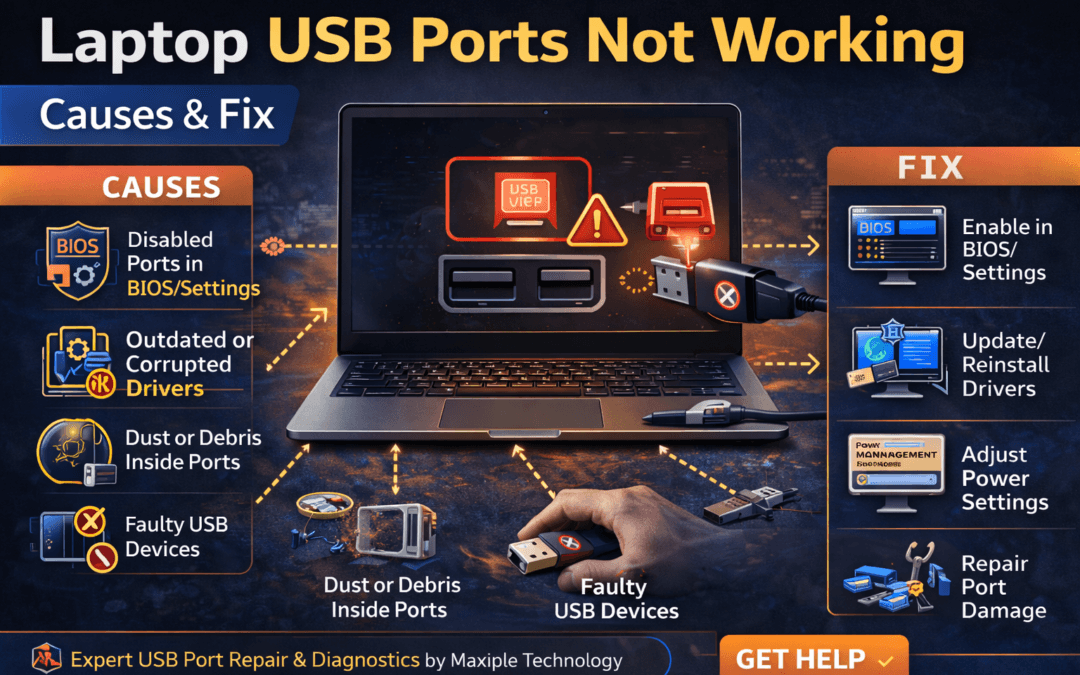 Laptop USB Ports Not Working