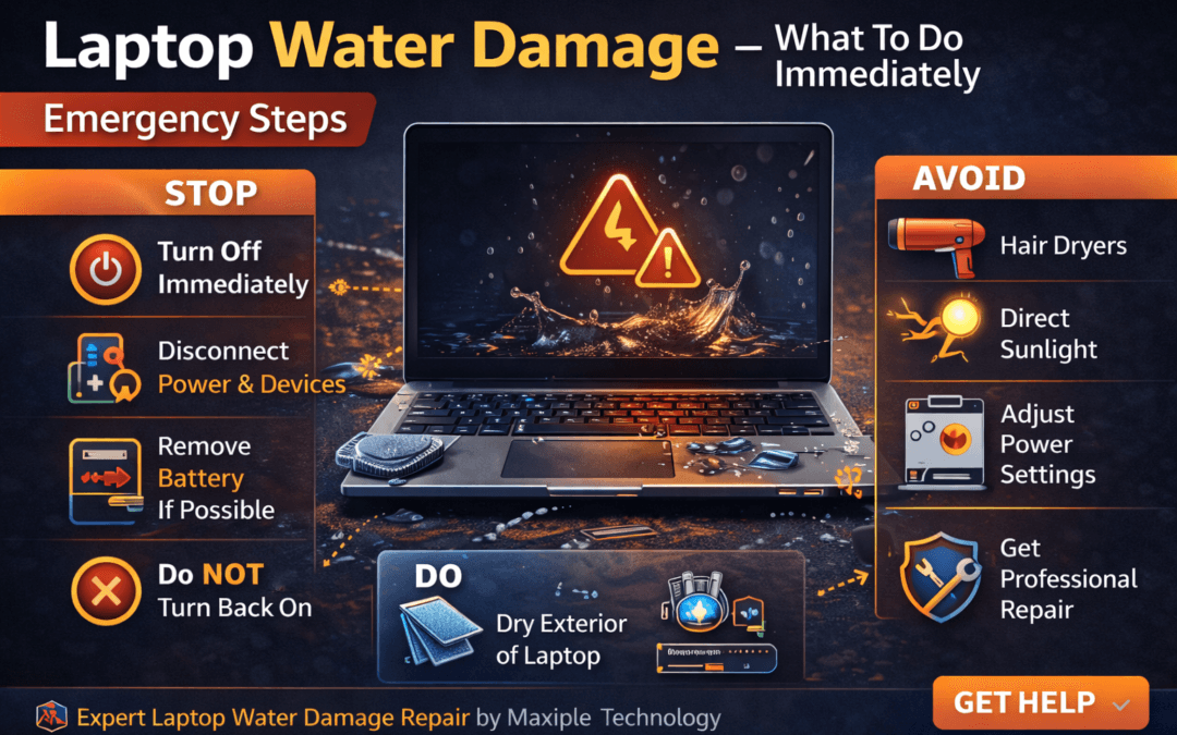 Laptop Water Damage