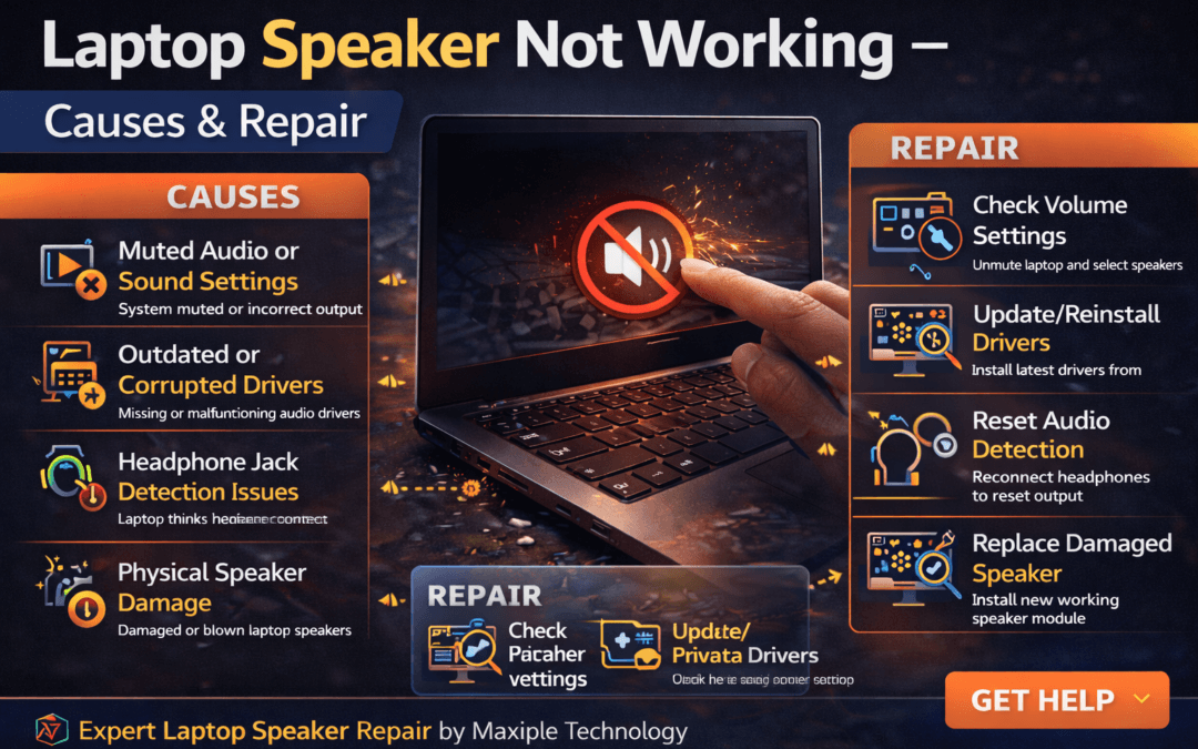 Laptop Speaker Not Working