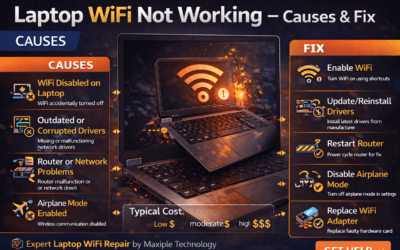 Laptop wifi Not Working