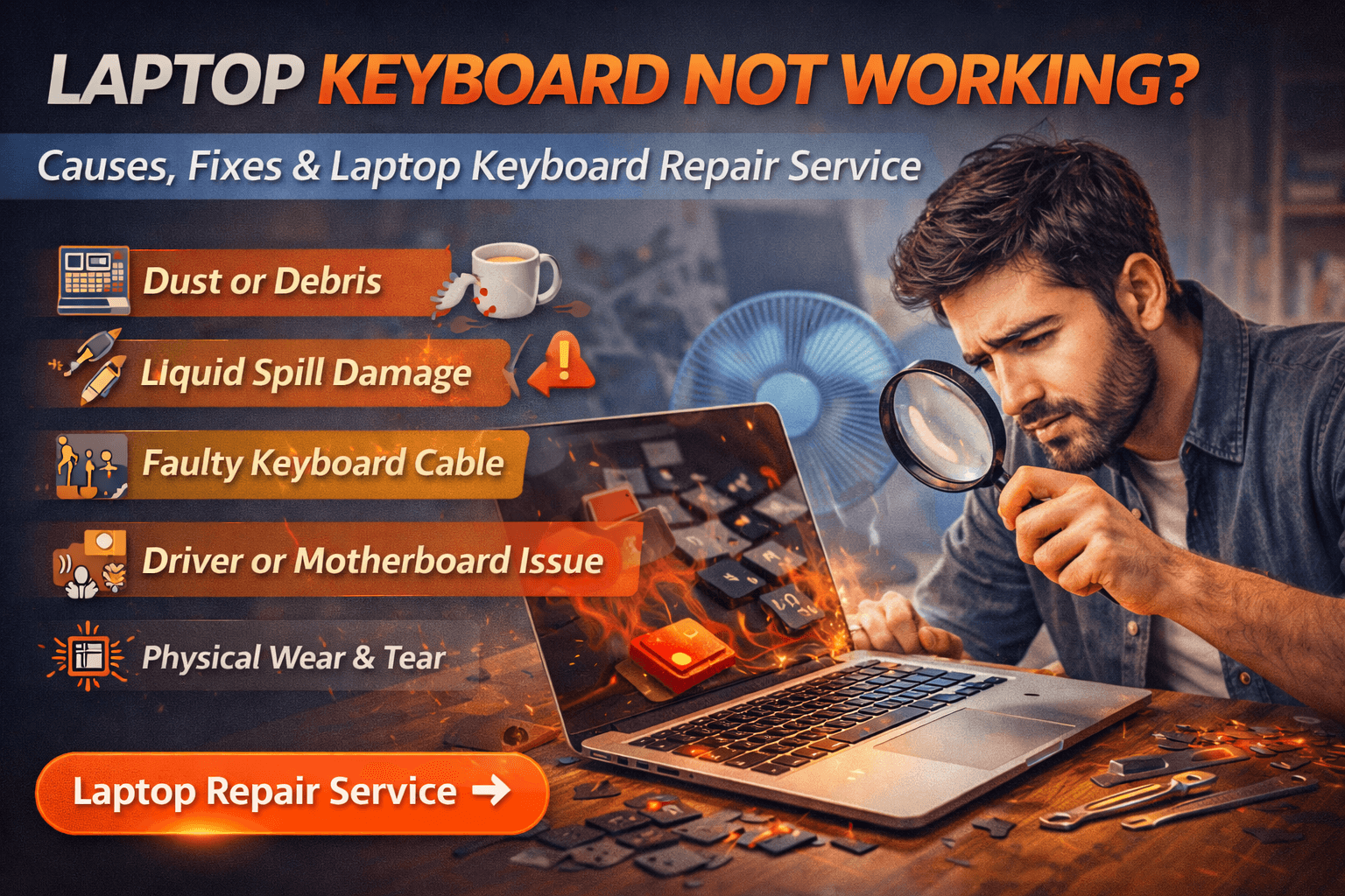 Laptop Keyboard Not Working